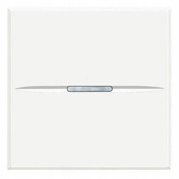 Axolute Jednopólové tlačítko 10A 2 moduly Axial bílé Bticino HD4005M2N