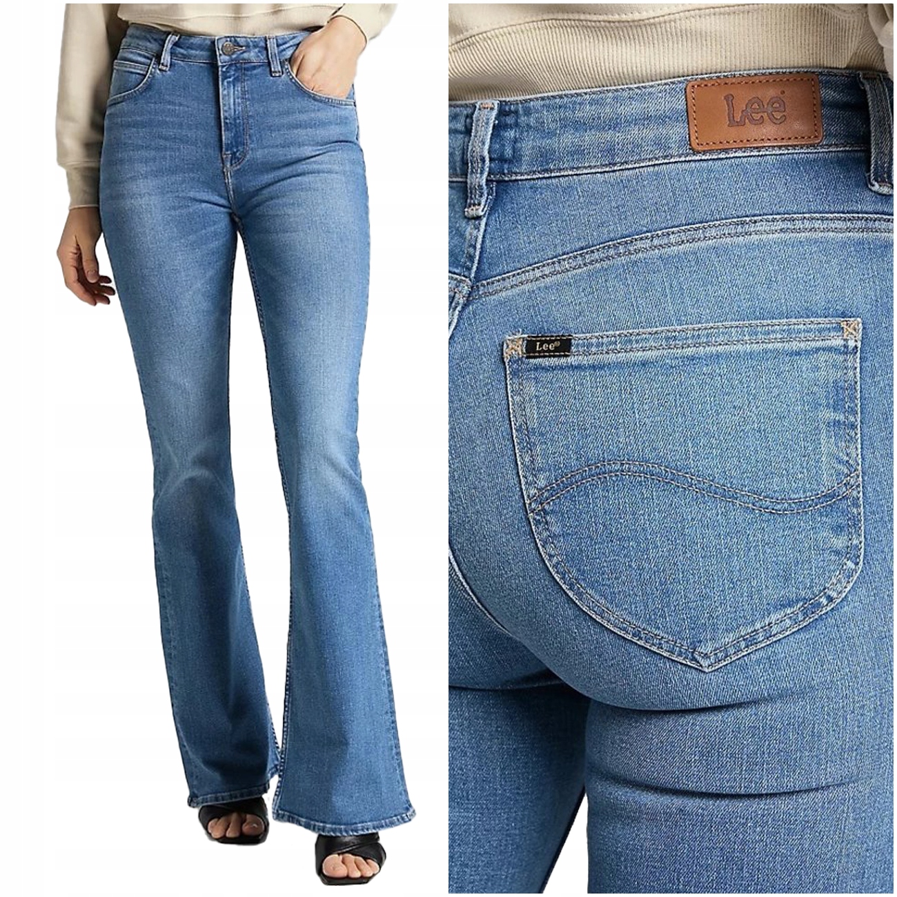 Dámské kalhoty Lee Breese Jeans Modré Jaded W27 L31