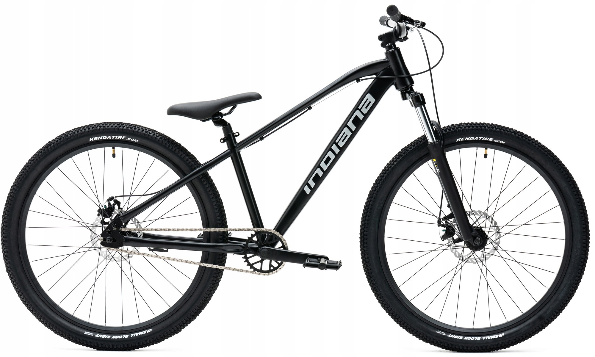 Rower górski Mtb Indiana X-Dirt 1.0 M14 26 cali męski Czarny mat