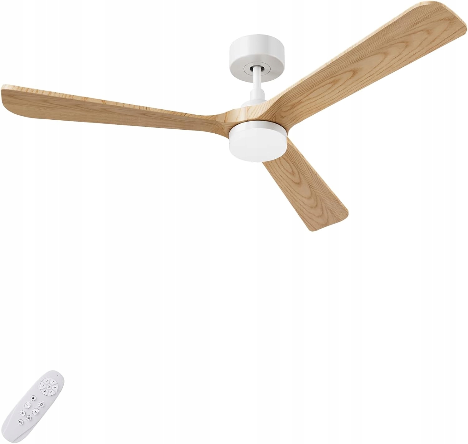 Stropní Ventilátor Led Osvětlovací Lampa 132 CM Autoday Timer Dálkový Ovladač