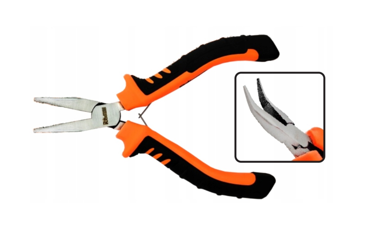 

Szczypce Mini Wydłużone Wygięte 125 mm
