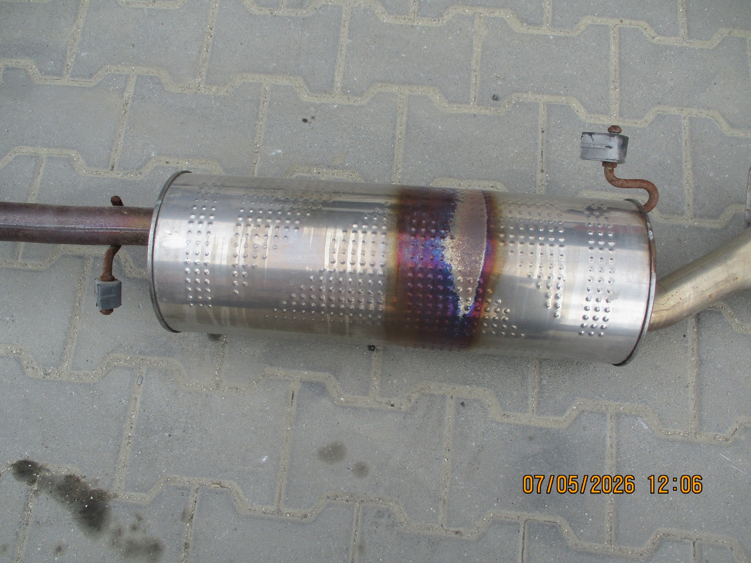 muffler, exhaust FORD PUMA MK2 166008X