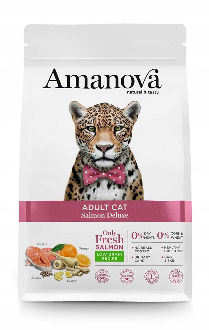 Levně Amanova Adult Cat Salmon Deluxe 1,5 kg