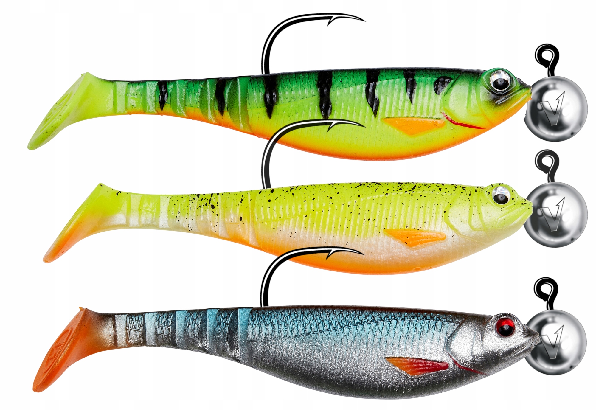 

zestaw kopyt D.a.m. Shadster 8cm uzbrojone 3szt