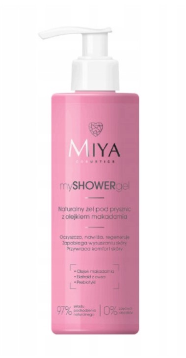 MIYA mySHOWERgel 190 ml żel pod prysznic makadamia