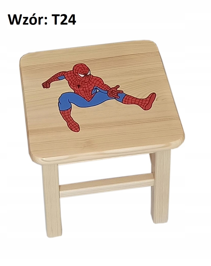 TABORET STOŁEK dla Dziecka WZORY Długość stołu 51 cm