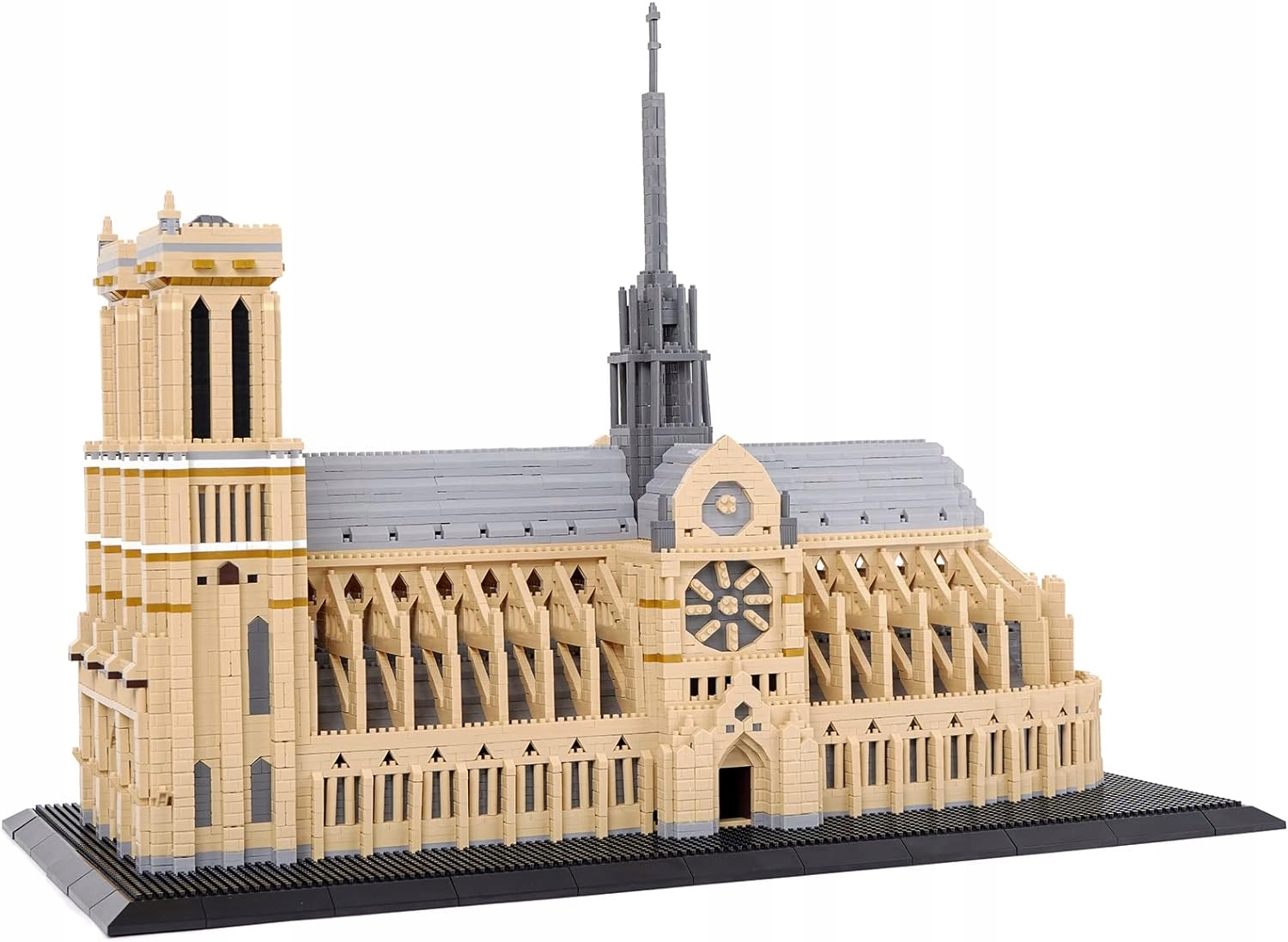 Zestaw Klocków Notre Dame Paris Lulufun Dla Dorosłych I Dzieci 7380 Części