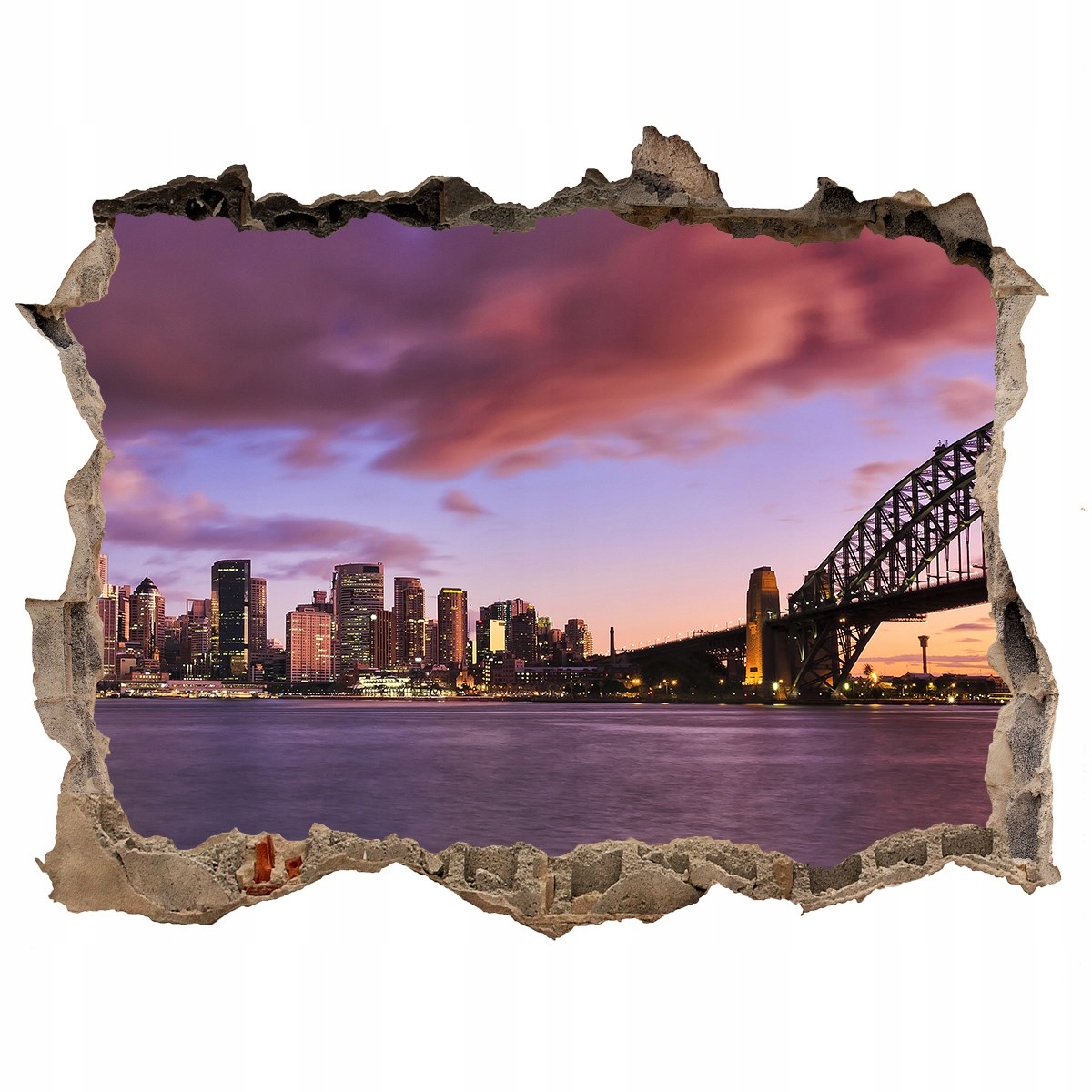 

Fototapeta ścienna dziura 3d Most w Sidney 120x81