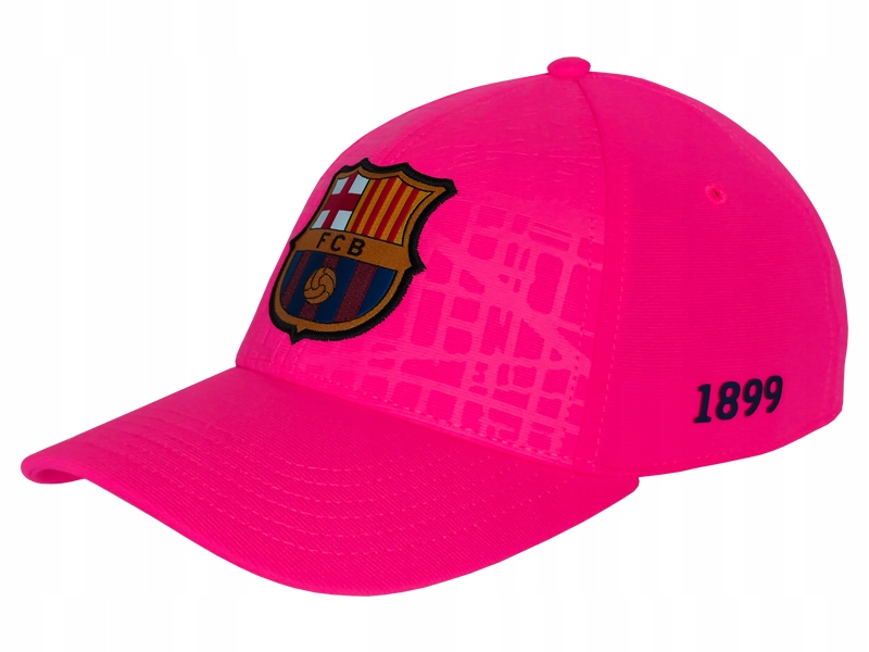 Czapka Z Daszkiem Fc Barcelona Barca Cross Fluo Różowa Dla Dorosłych