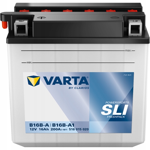 Akumulator Motocyklowy 16AH/200A 12V L+ Varta YB16B-A YB16B-A1