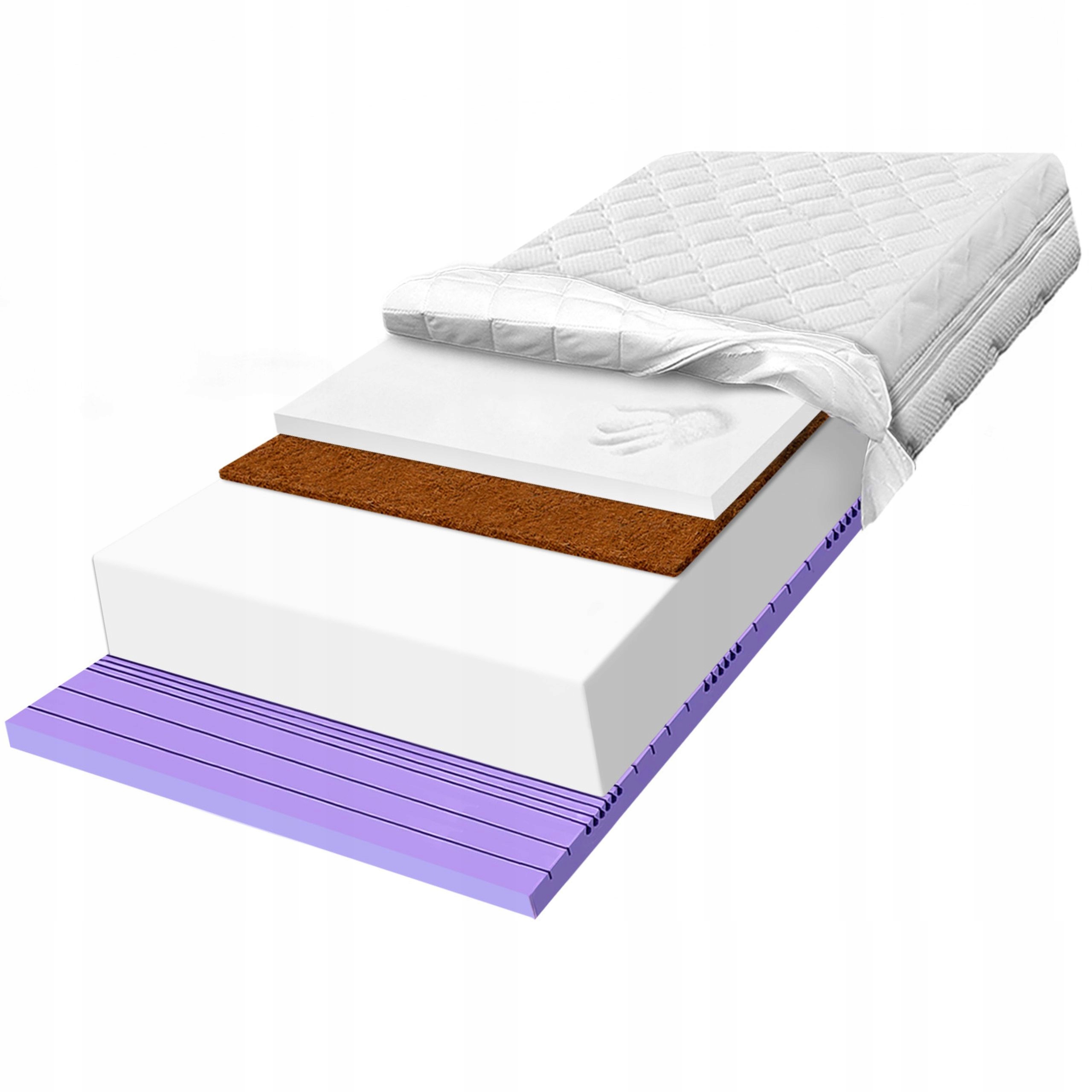 Matrac 80x170 pena H2 visco pamäťová kokosová 7 zónová 25 cm