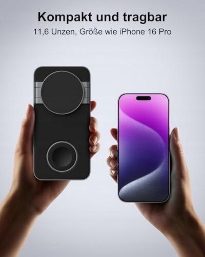 MAGSAFE Stacja Ładowania 3w1 Dla iPhone Apple Watch AirPods Pro — miniatura 6