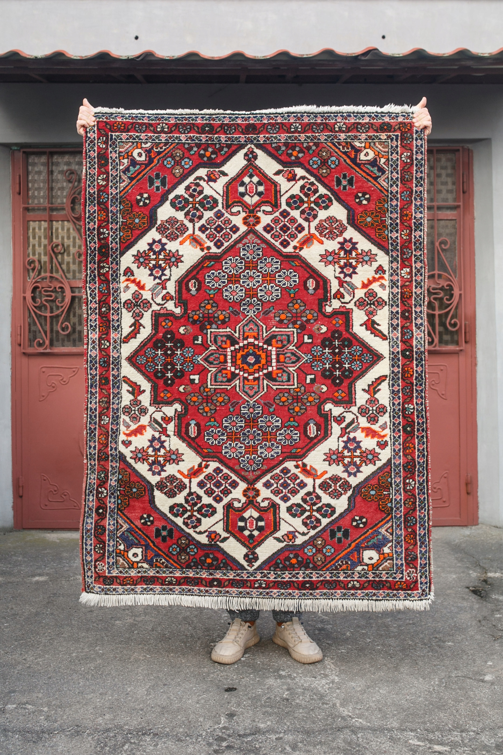 ręcznie tkany perski dywan vintage