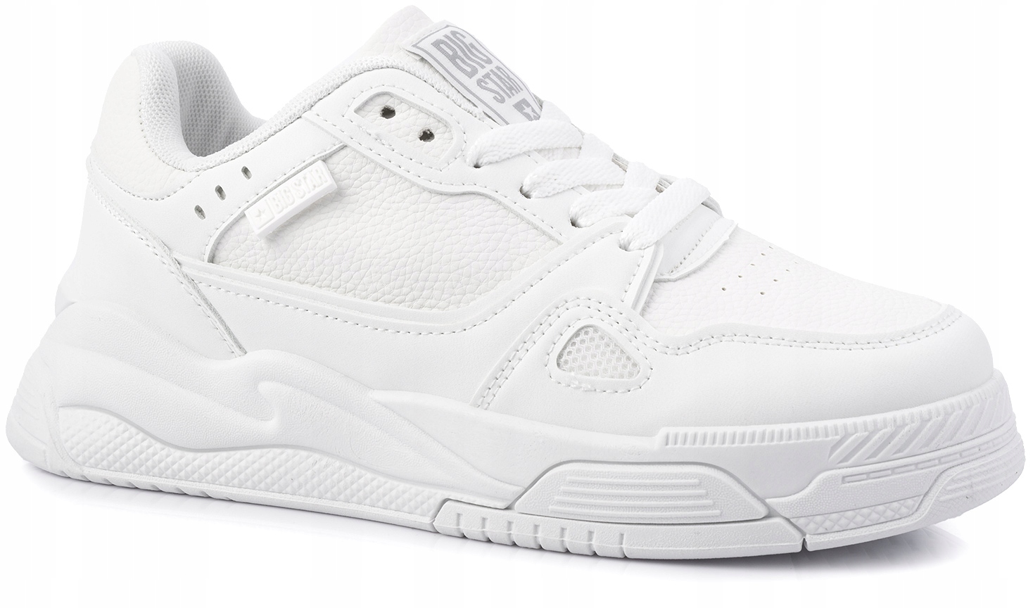 Damskie sneakersy Big Star buty sportowe całe białe skórzane r. 40