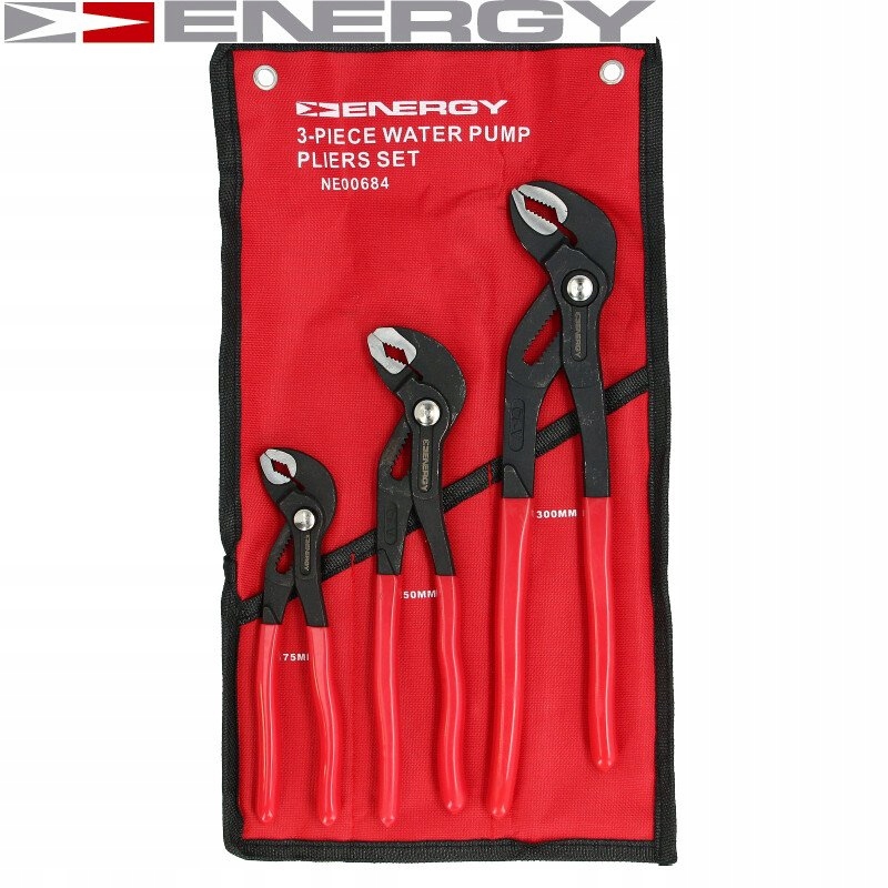 NE00684 / ГАЗ РЕГУЛИРУЕМЫЕ ПЛОСКОГУБЦЫ С ЗАМКОМ НАБОР 3EL