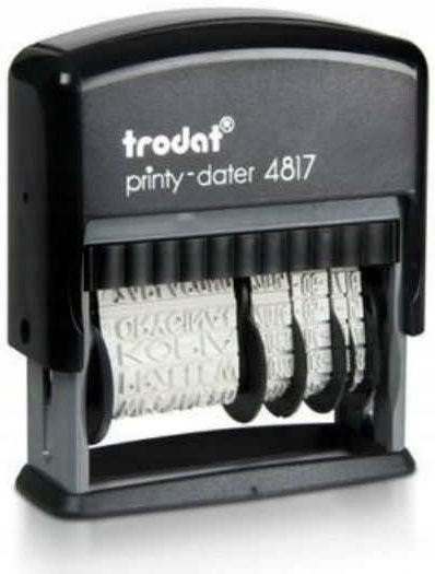 Datownik TRODAT 4817 POL /ISO z gotowymi hasłami