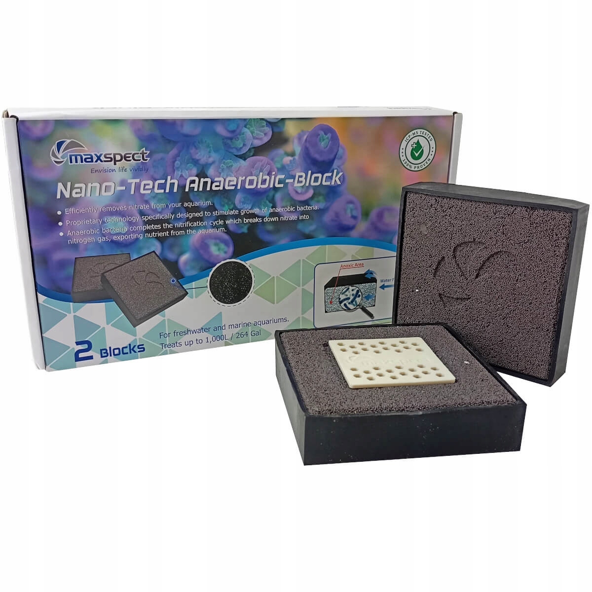 Levně Maxspect Nano-Tech Anaerobní blok 2 ks náhradní náplň