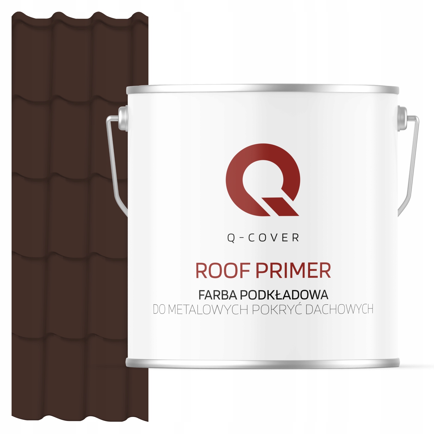 Podkladová Farba Na Kovovú Strechu Čokoládovo Hnedá Ral 8017 5 L Matná