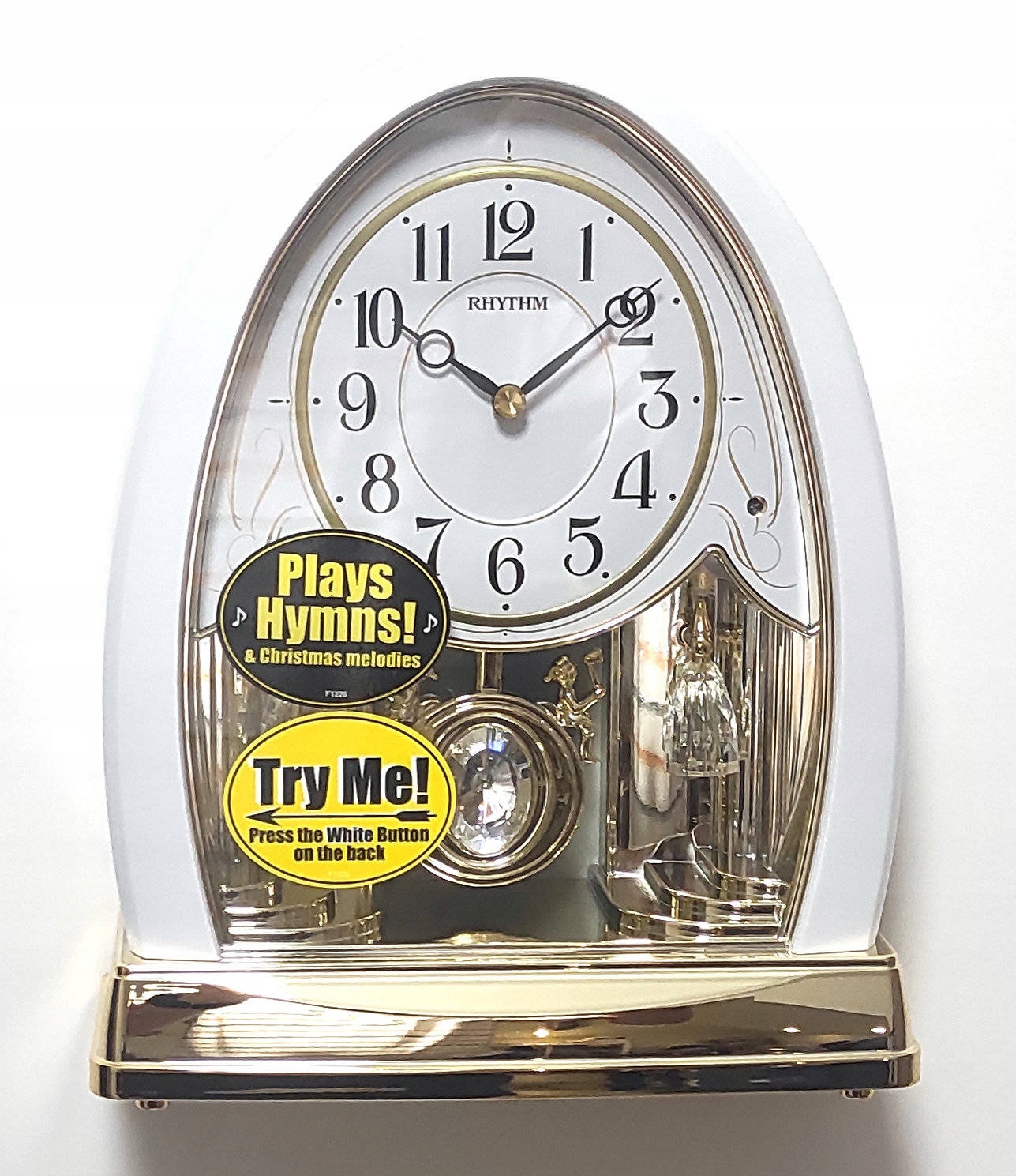 Krbové Hodiny Rhythm Melodie Senzor Kolík S Kryštálikom