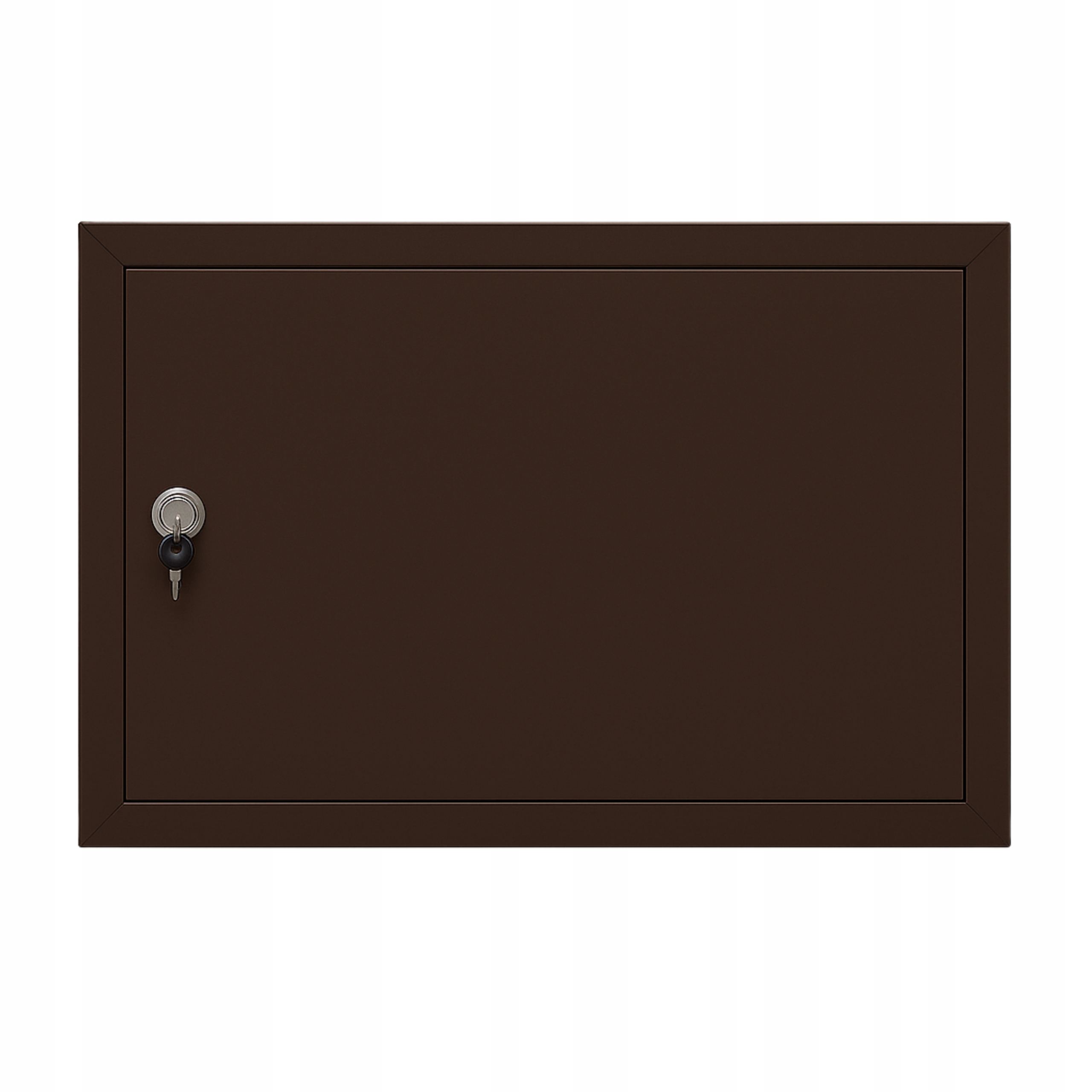 Revizní dvířka kovová Hnědá RAL8017 Revizní klapka 70x50cm Zámek