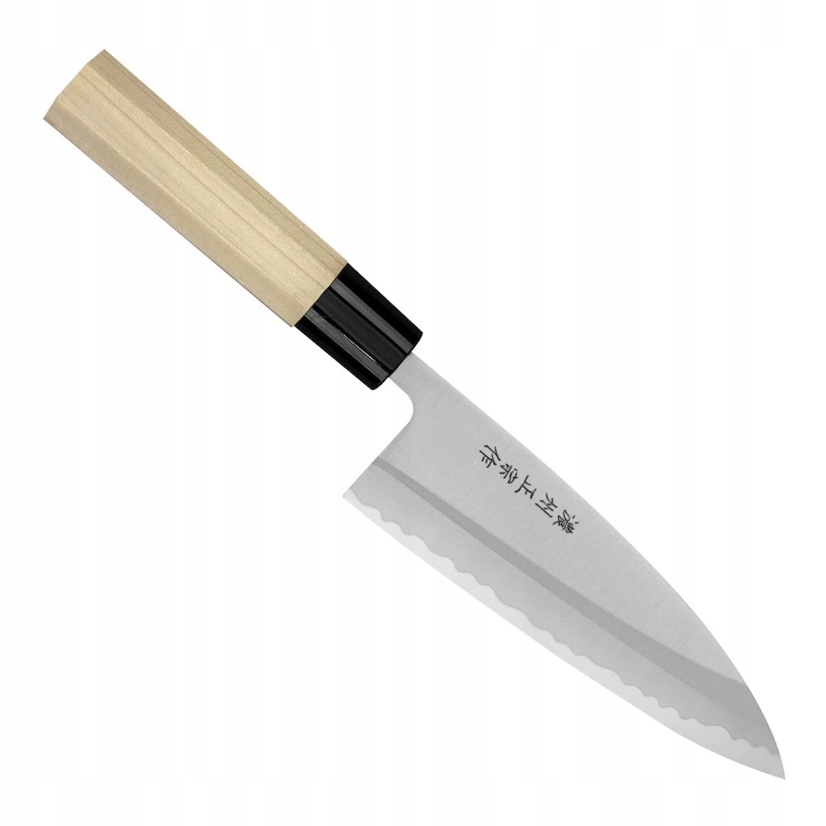 Satake Yoshimitsu Japonský hrdzavý kuchynský nôž Deba na filetovanie 15,5 cm