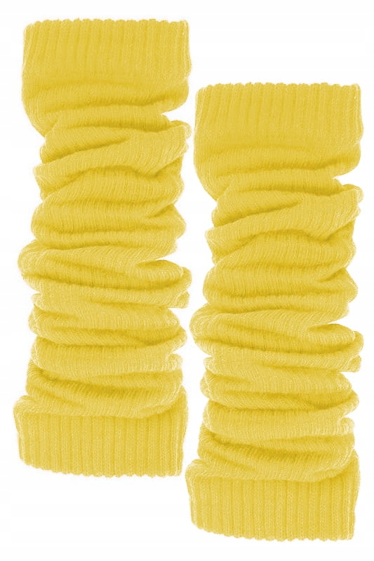 

Sówka ocieplacze getry dziecięce żółte Bawełniane