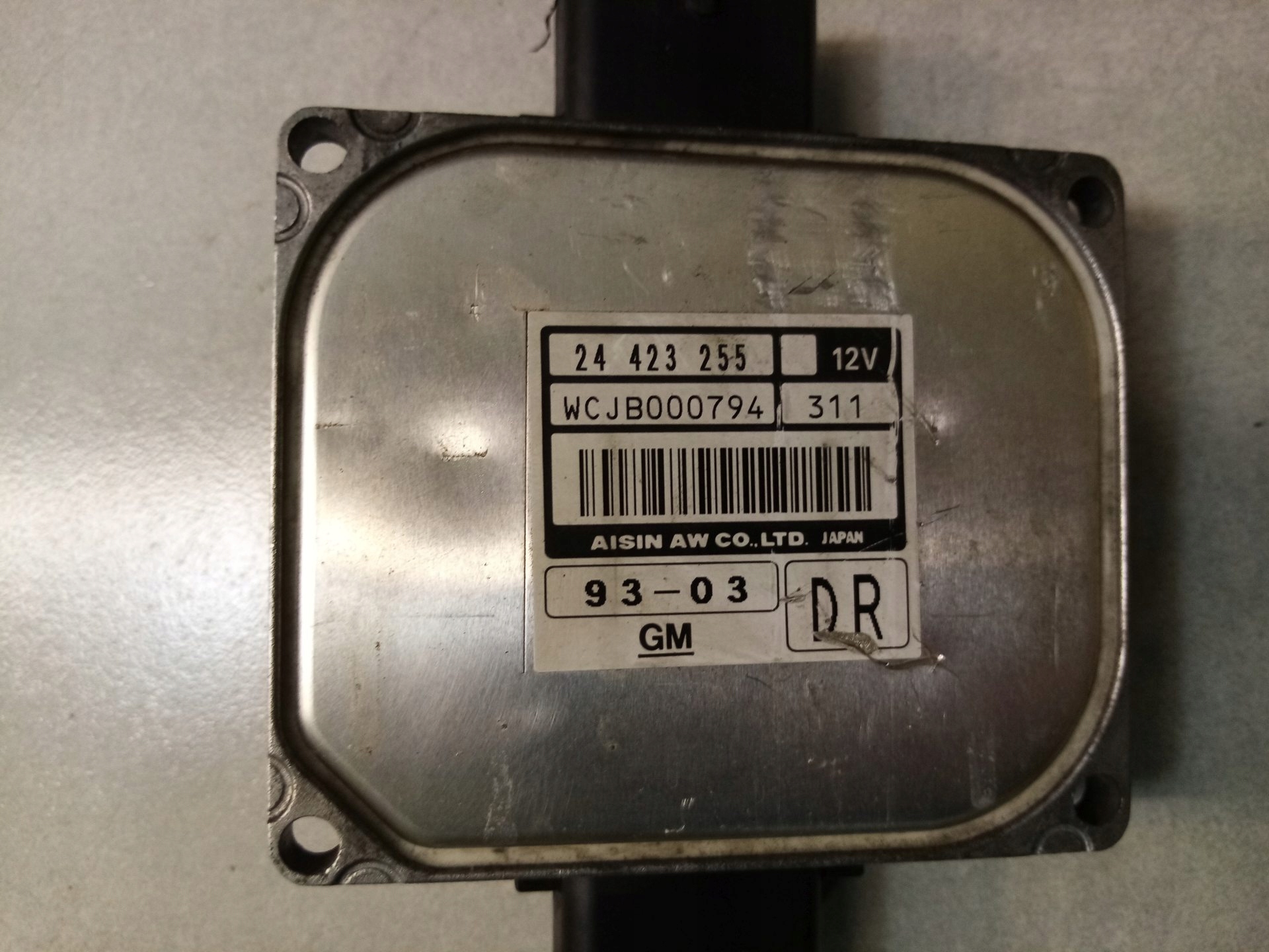 control unit gearboxes SIGNUM 2.2 DTI 24423255