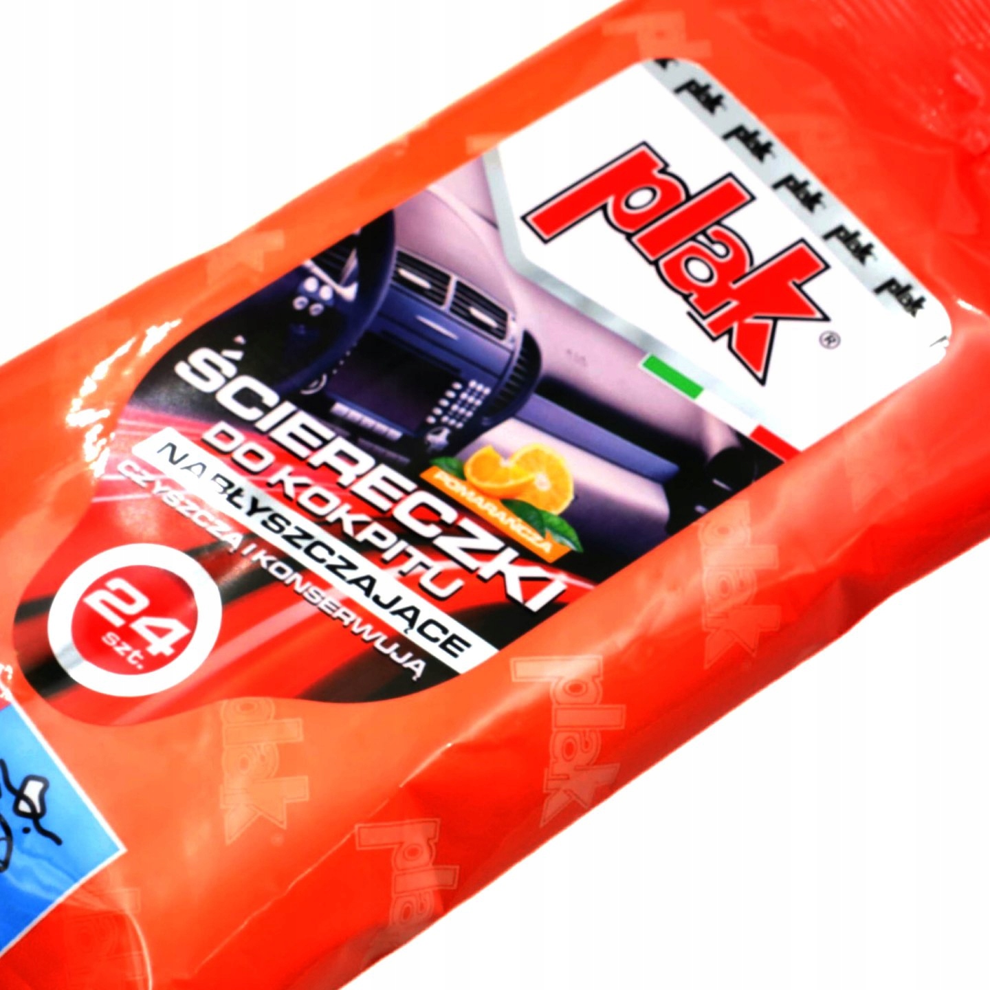 

Ściereczki do Kokpitu Plak Nabłyszczają Pomarańcza