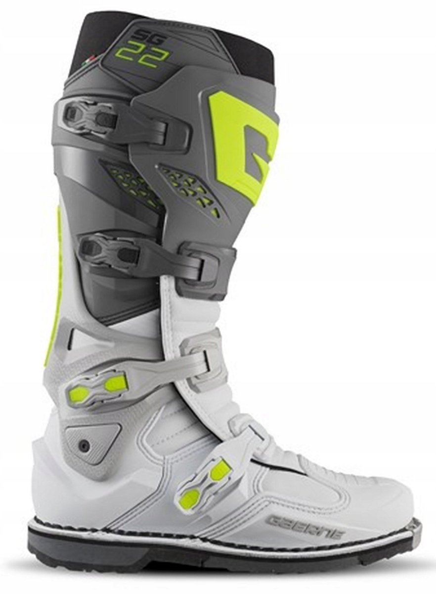 Gaerne Topánky Cross/enduro Model SG-22 Anthracite/white/grey Farba Šedá/biela