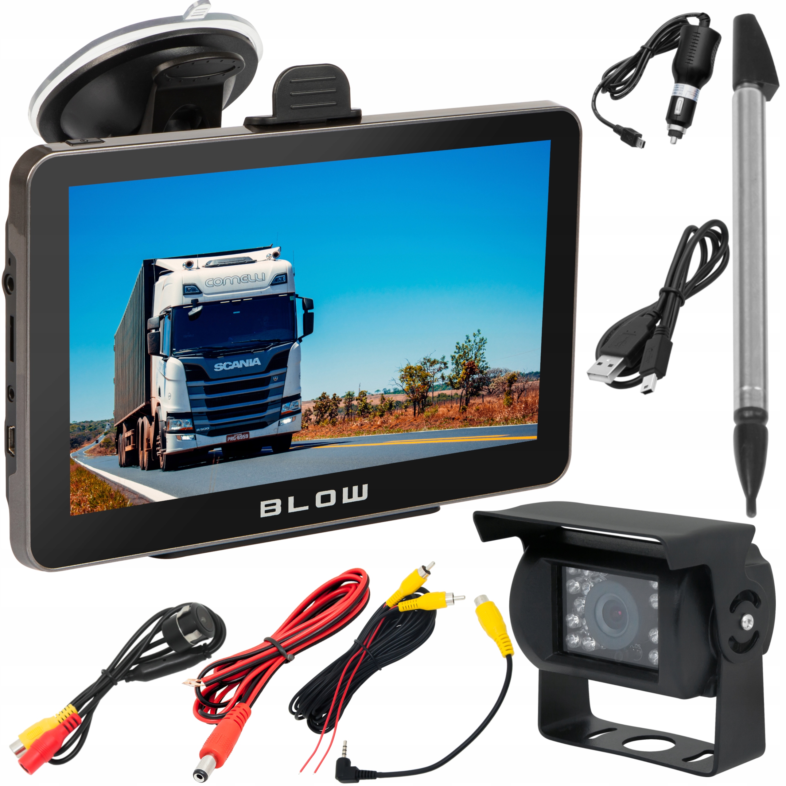 

Kamera Cofania Bus Tir Monitor 7 Ramka Nawigacja