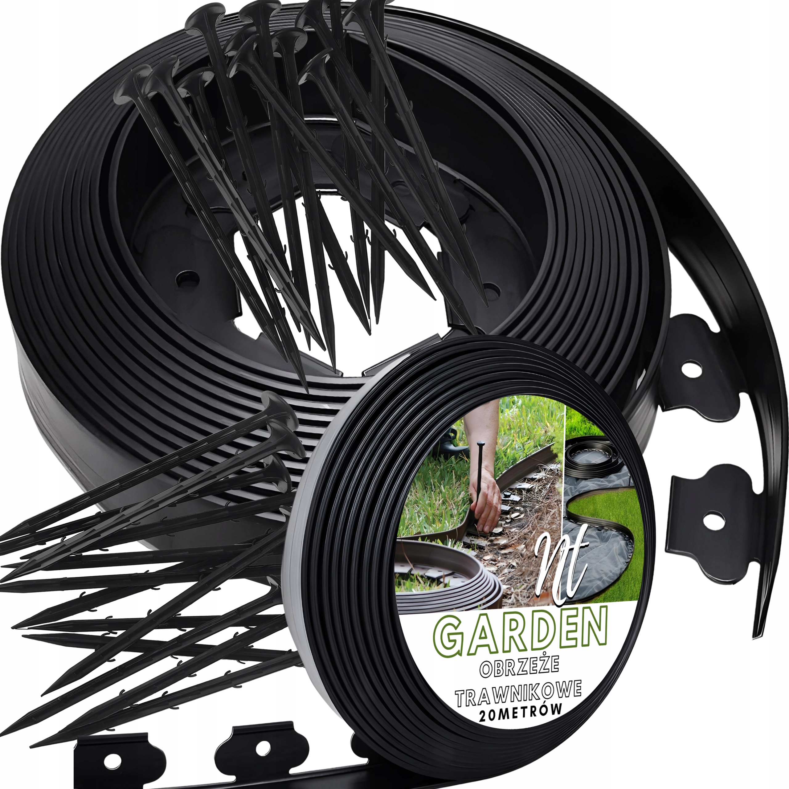 OBRZEŻE TRAWNIKOWE OGRODOWE 20MB 5cm OBRZEŻA PALISADA OGRODOWA PLASTIKOWE