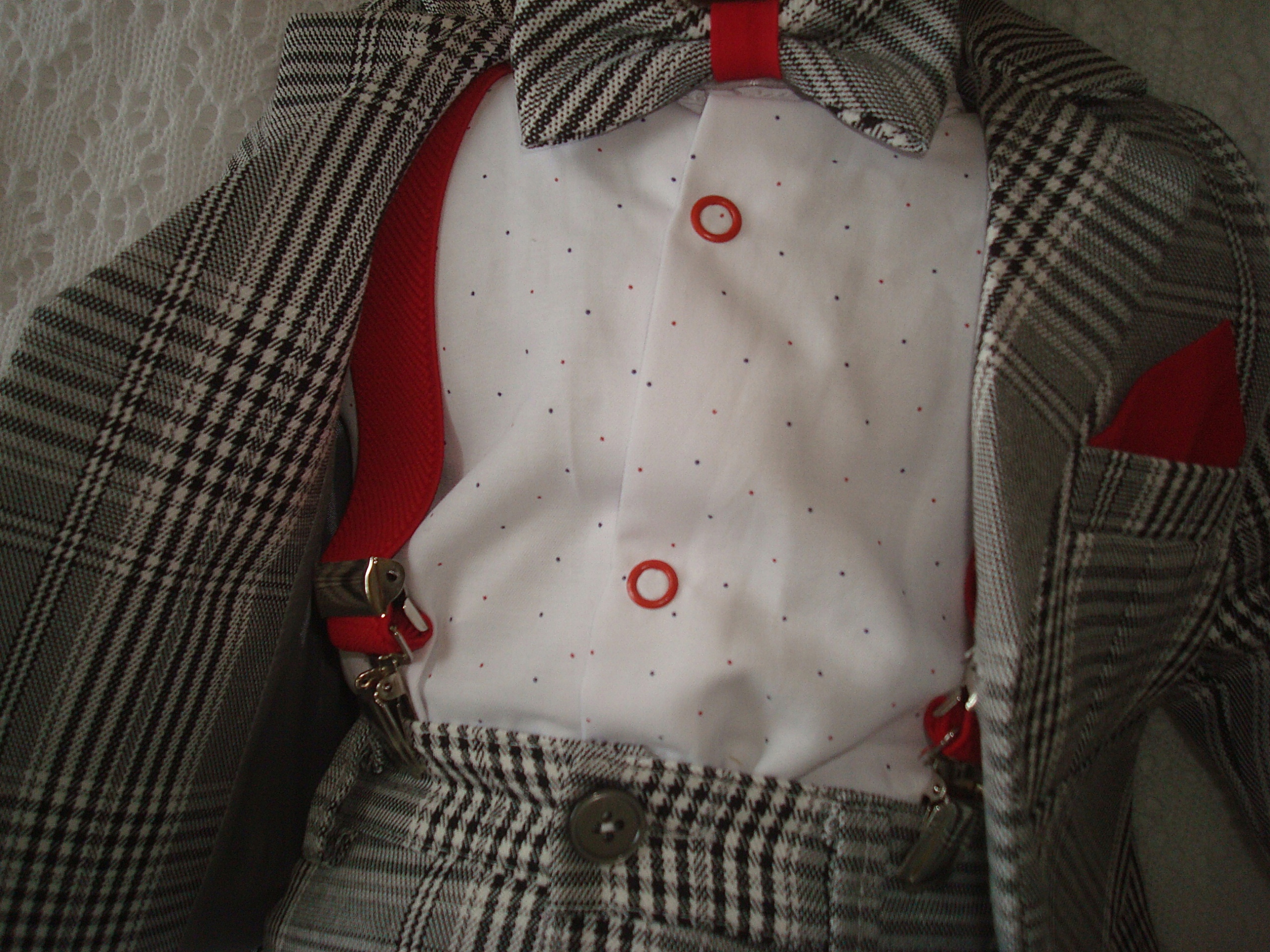 MARYNARKA KOMPLET UBRANKO/CHRZTU/WESELE/86 INNE Marka bez marki