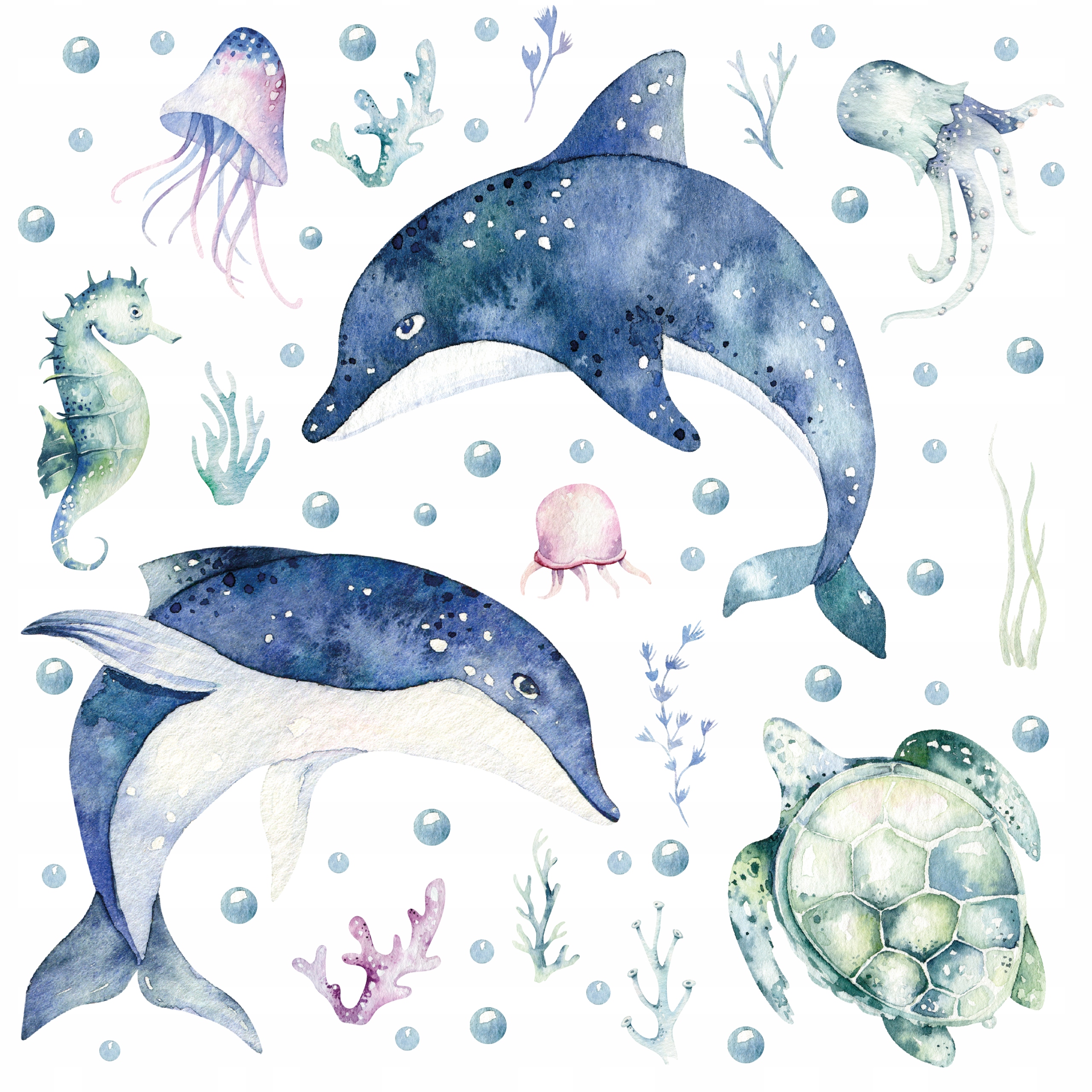

Naklejki na ścianę ocean żółw morze delfin 100