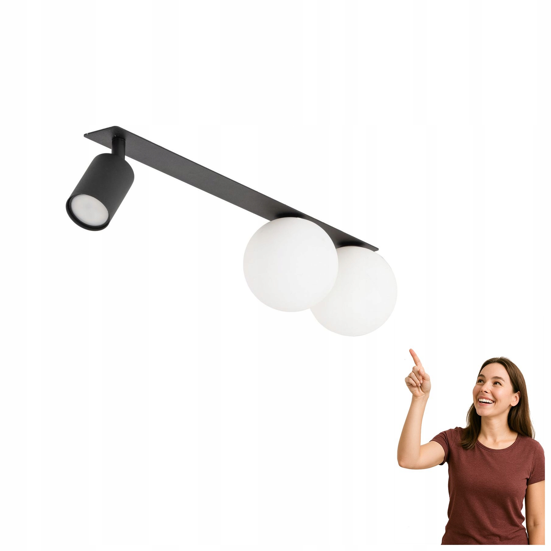 Podomietková stropná lampa s reflektorom Vox 10928 Tk Lighting