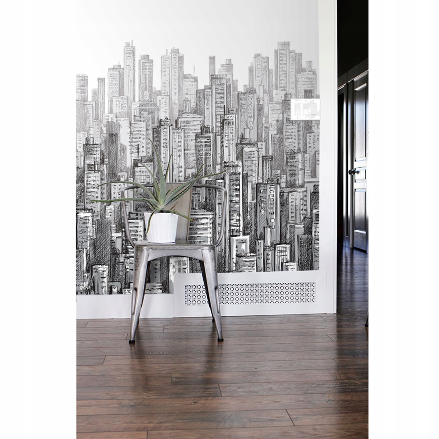 

Fototapeta na ścianę Czarno-biały wzór 208x146cm