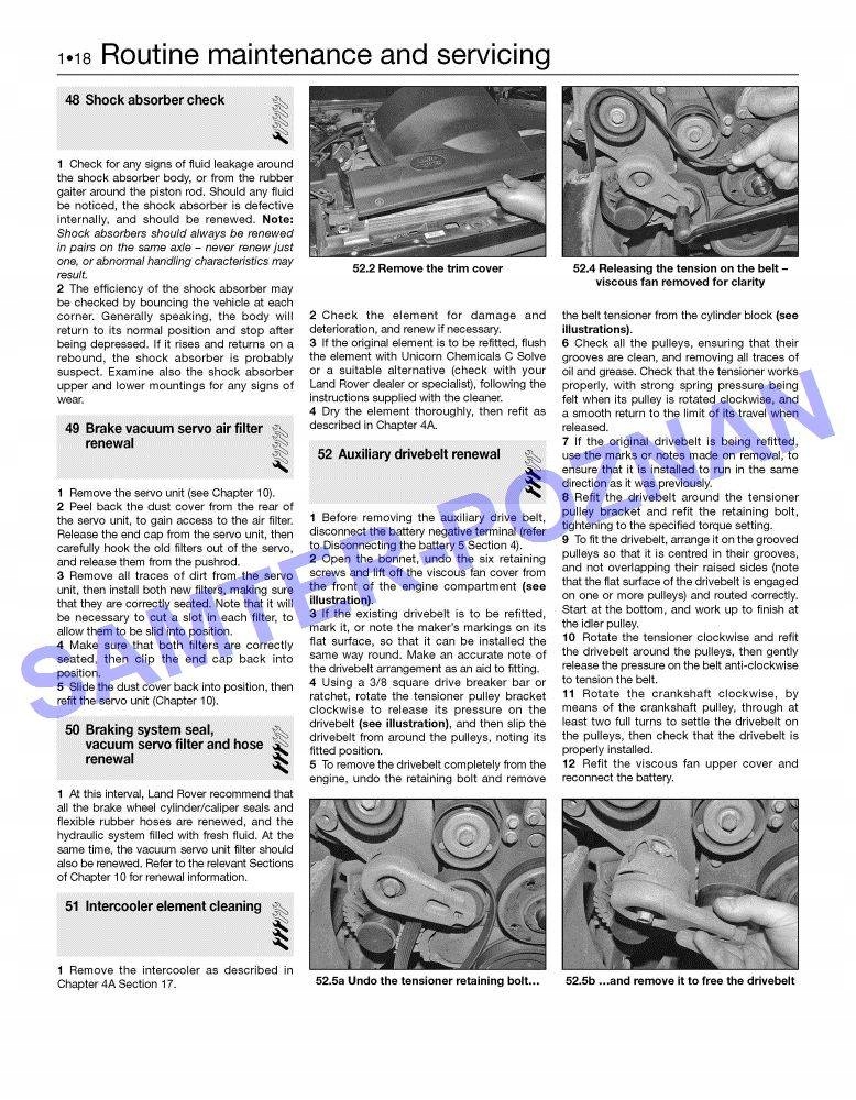 Land Rover Defender 90 110 07-16 Haynes manual