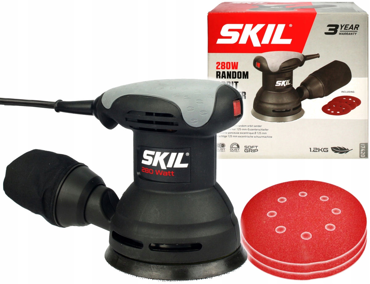 SZLIFIERKA MIMOŚRODOWA 125mm 280W 7420 SKIL