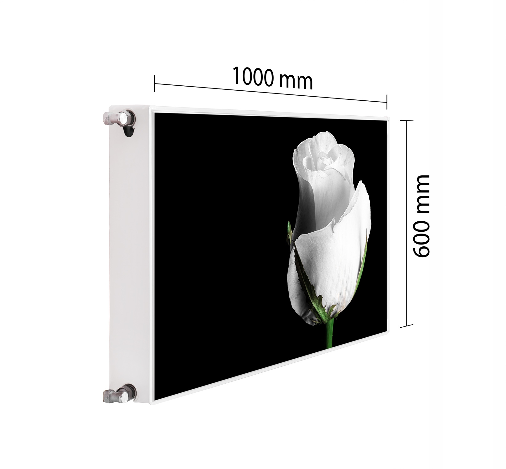 Kryt Na Radiátor Maskovač 100x60 Růžová Podložka Magnet