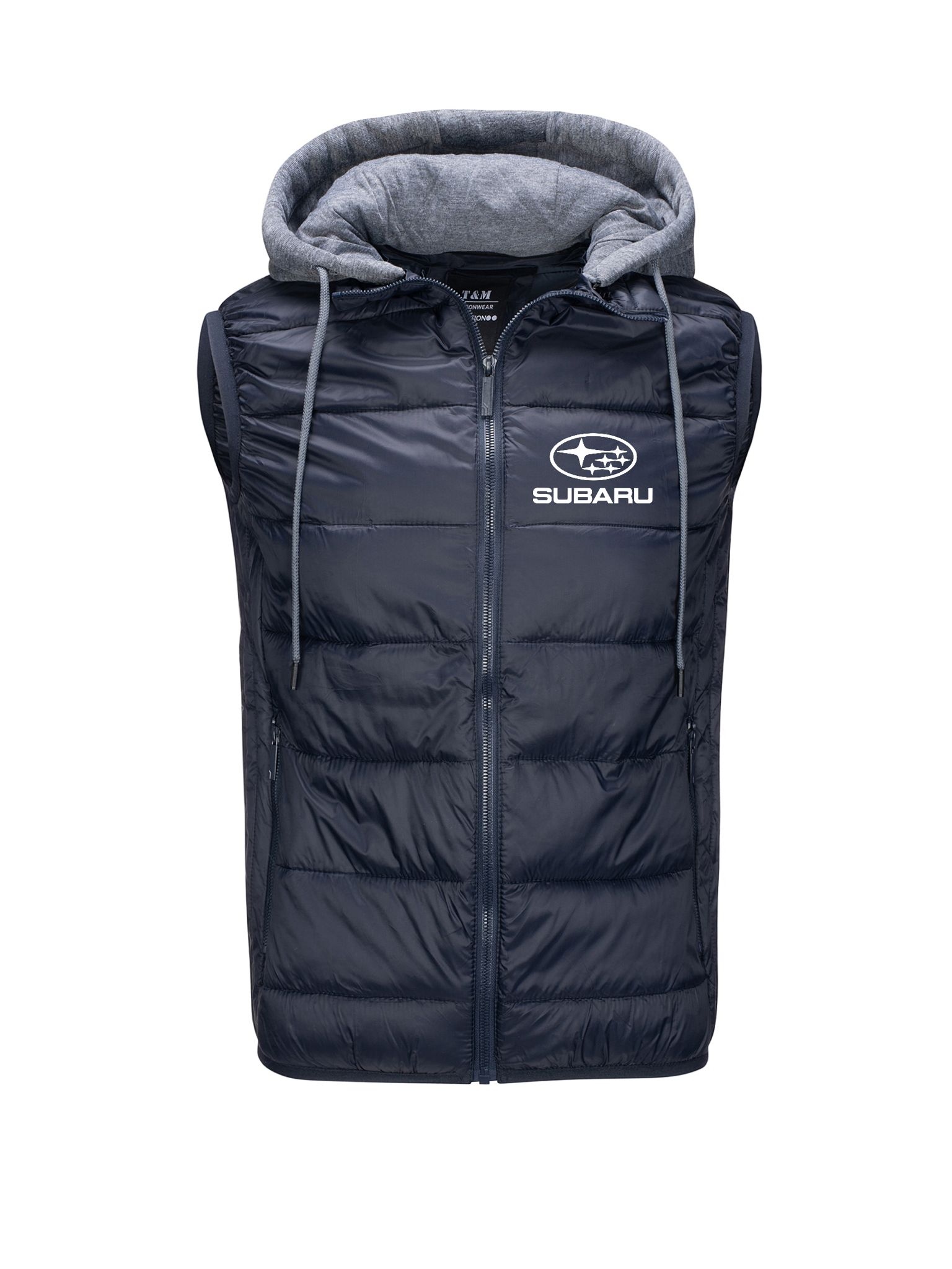 Bunda Bez Rukávů Subaru Pikovaná, Tmavě Modrá, L