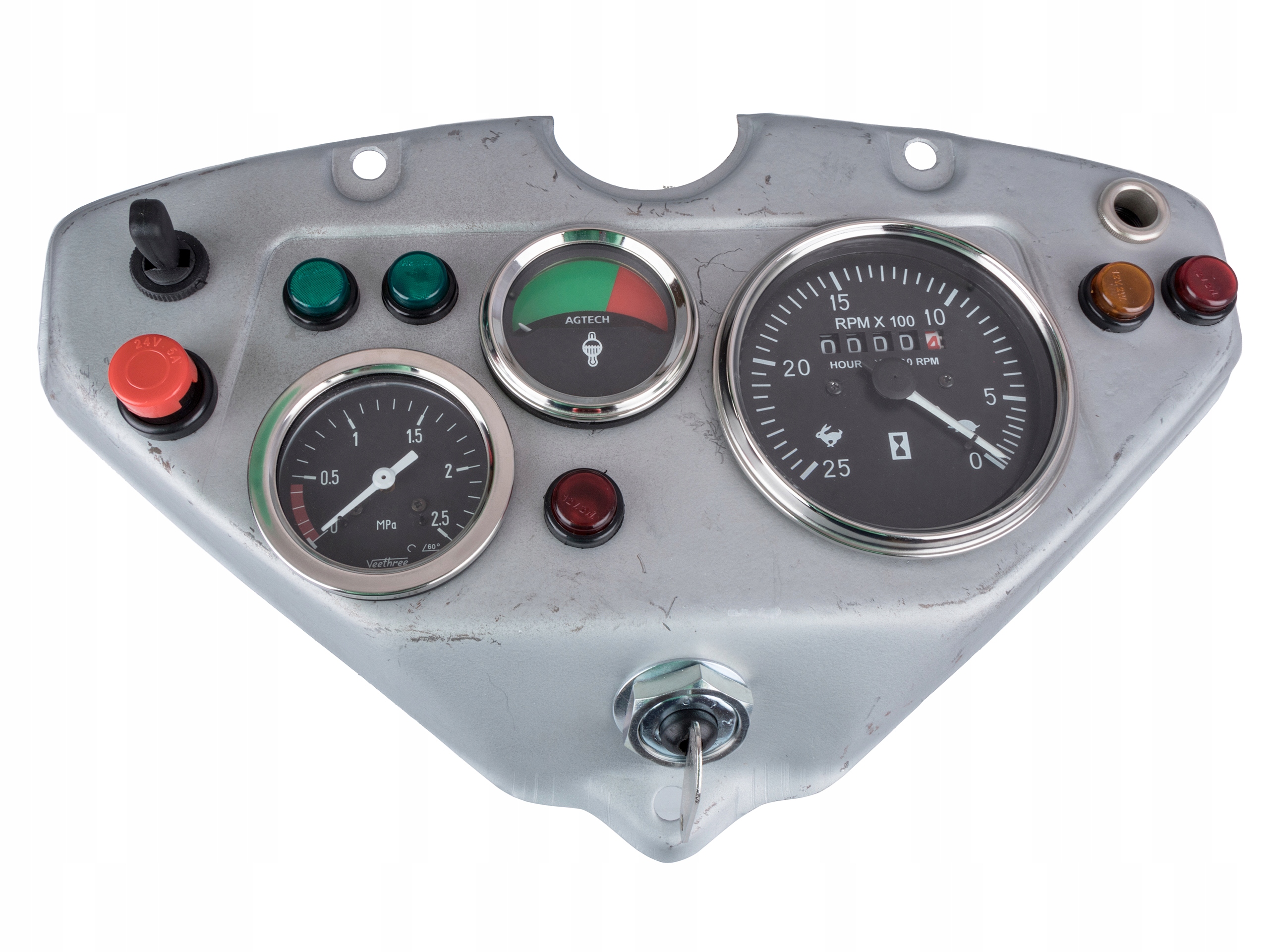 Kompletní Tabulka Hodin Ursus C-360 3P Počítadlo Manometr Indikátor Spínač Zapalování