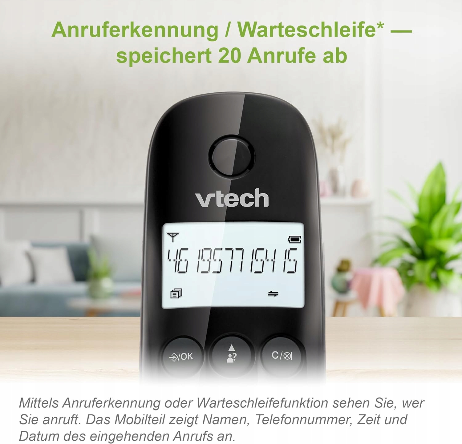 Telefon bezprzewodowy STACJONARNY VTech CS1401 DECT GŁOŚNOMÓWIĄCY ECO Kod producenta VTECH