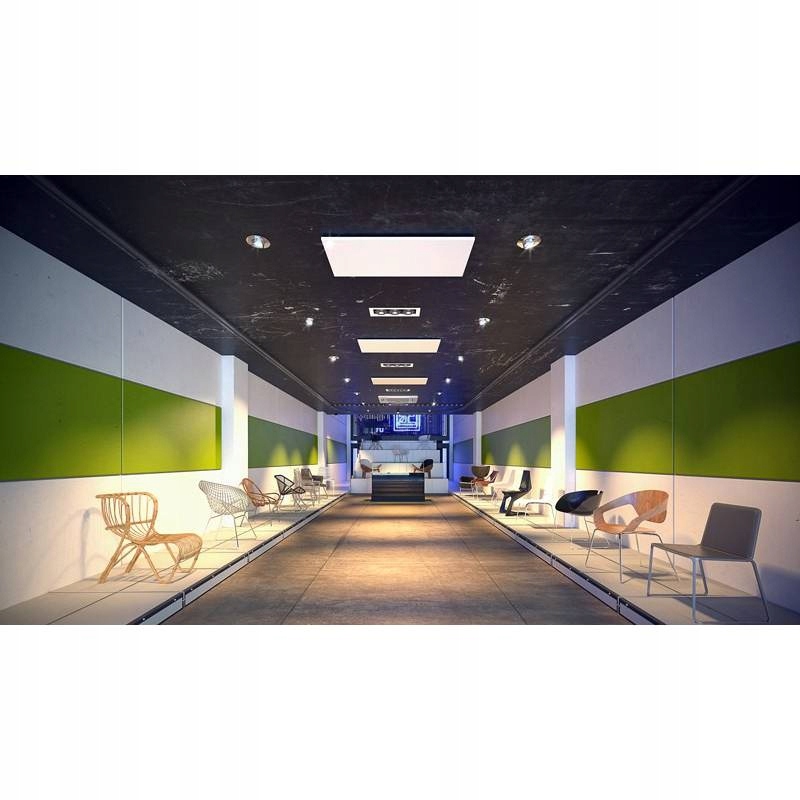 GRZEJNIK PANEL PODCZERWIEŃ SUFITOWY ECOSUN U 850W Wysokość 1190 mm