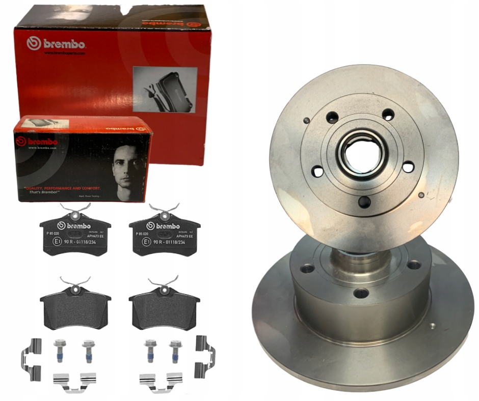 Brembo Kotouče+destičky Audi A4 B4 Brembo Zadní