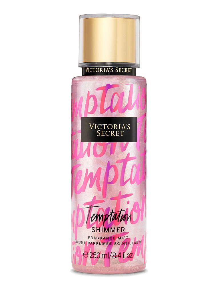 Victoria's Secret Temptation Shimmer tělový sprej s třpytkami pro ženy 250 ml