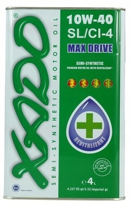 

Xado Max Drive 10W40 SL/CI-4 4L Revitalizant