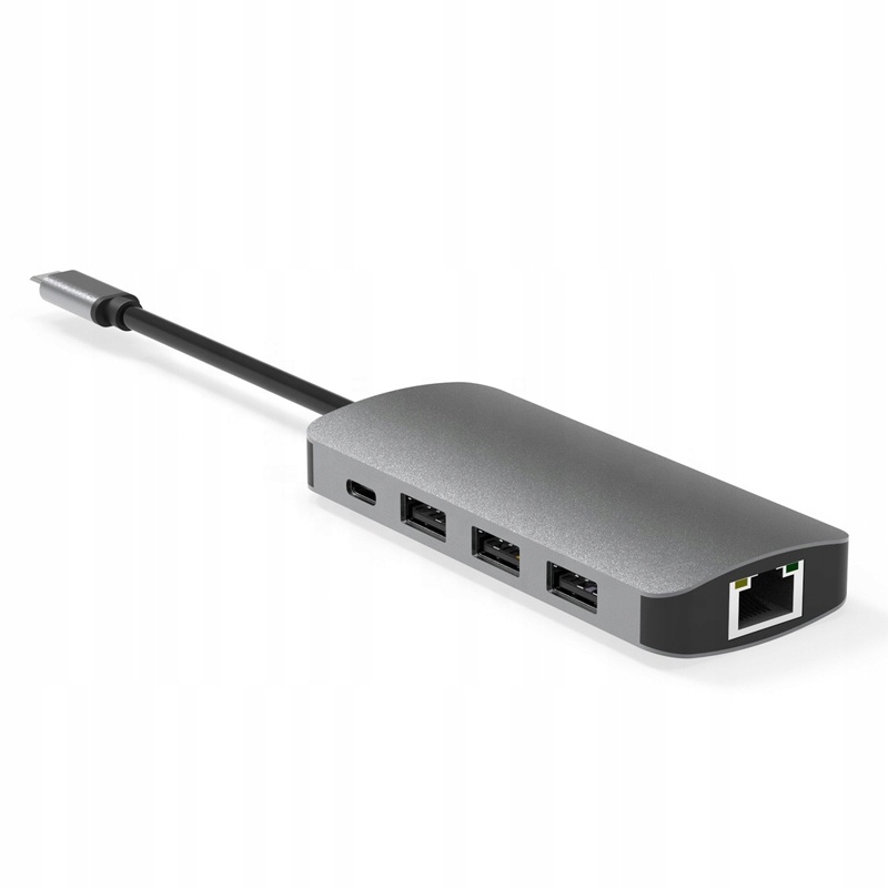 Hub 8w1 Stacja dokująca USB - C HDMI 4K SD do Macbook Pro/Air Marka Co2