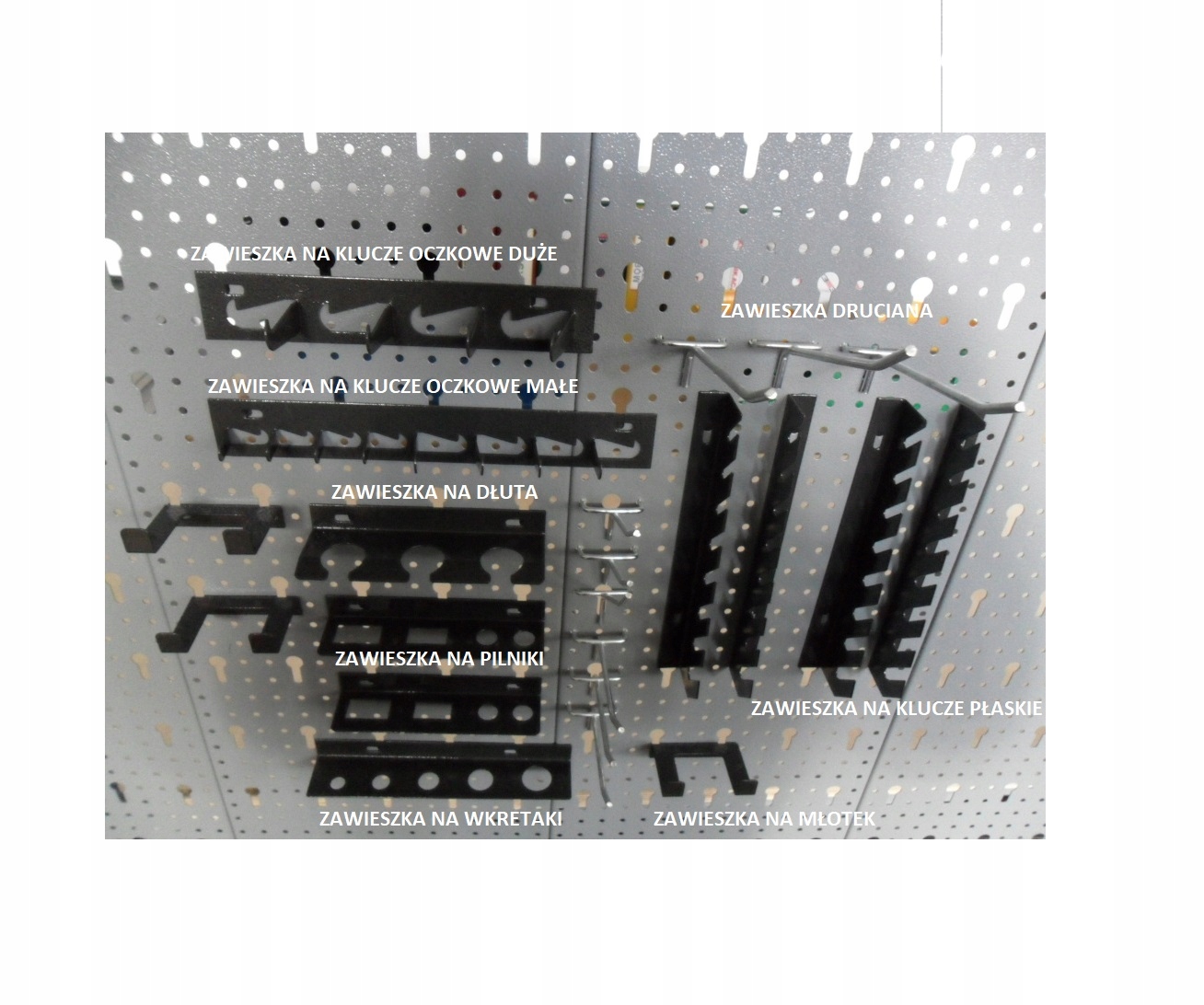 Tablica warsztatowa narzędziowa ZAWIESZKI ścianka Kod producenta GSP 26