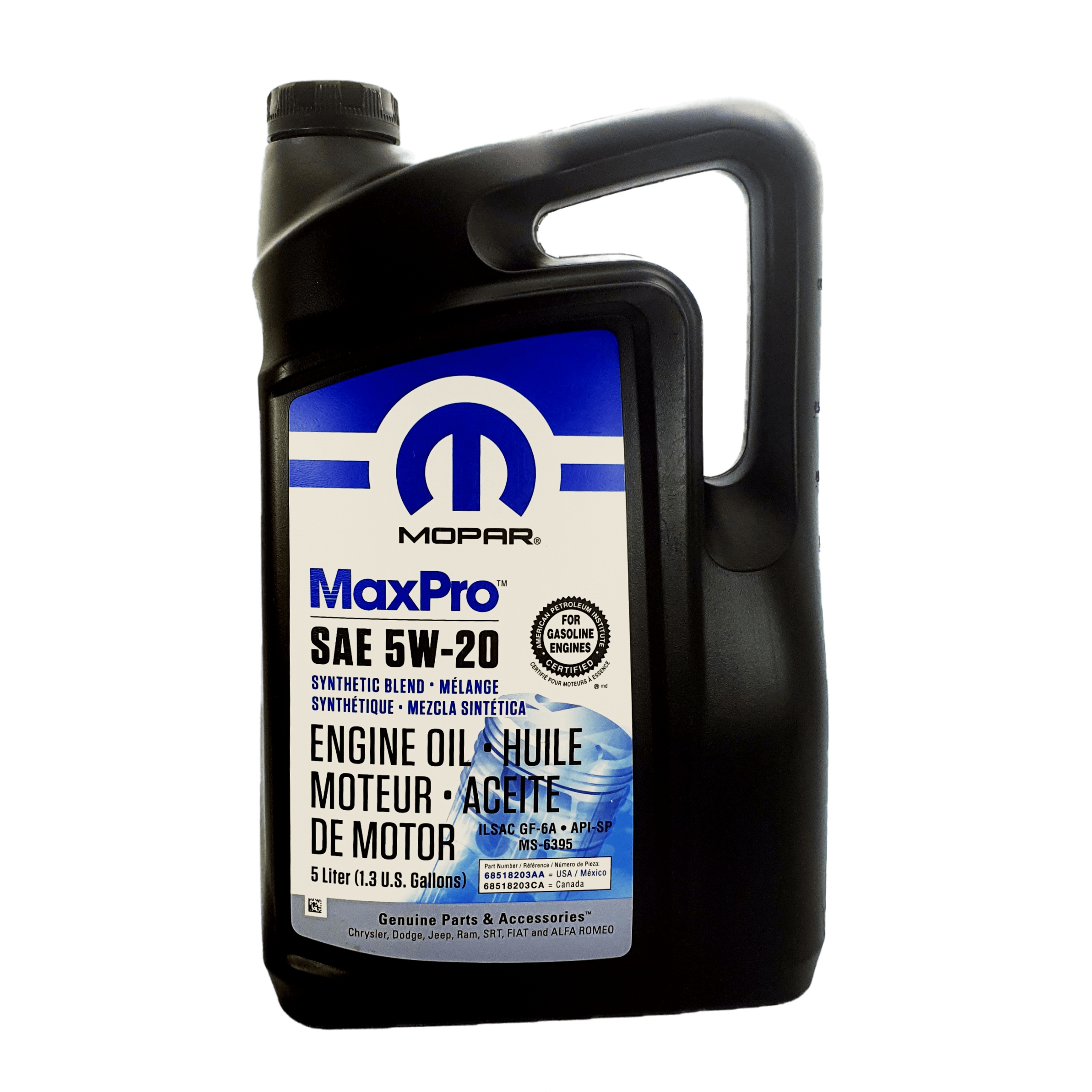 MOPAR 5W20 + FILTRY TOWN COUNTRY 3,6 14-16 Producent Mopar