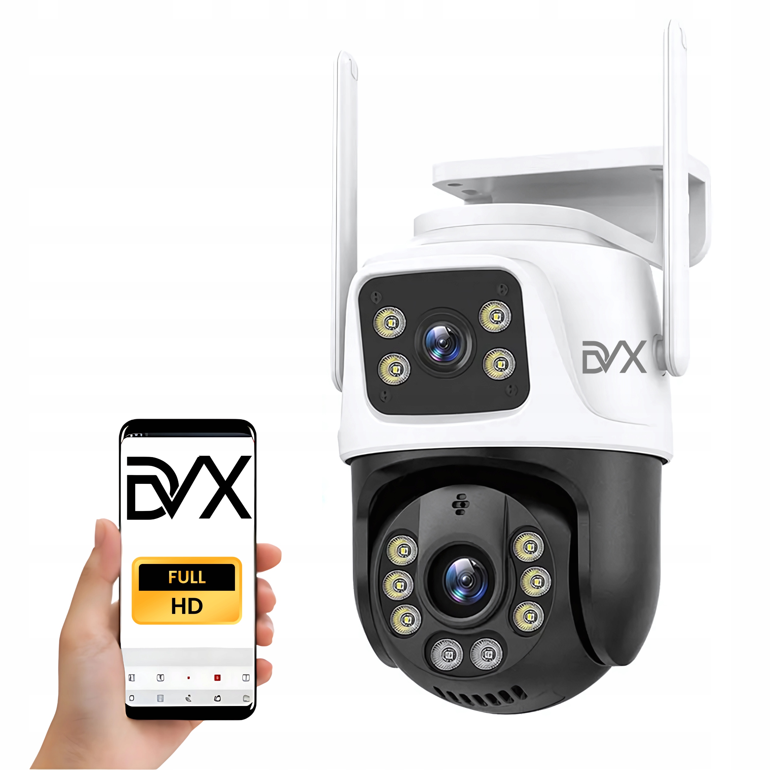 Vonkajšia Kamera 2 Objektívy Ultra Hd 3MP 3MP Mpx 6MPX Otočná Ip Wifi