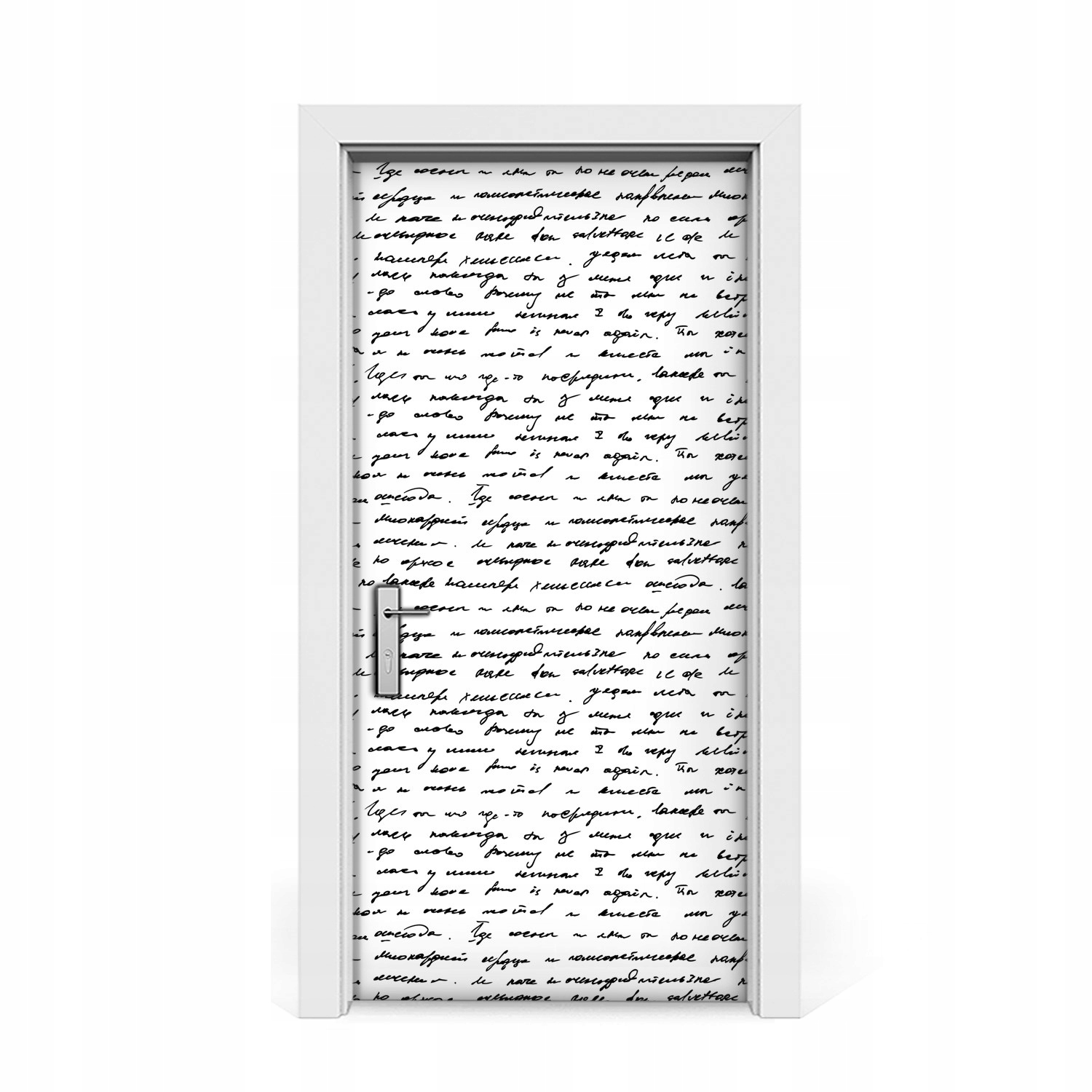 

Naklejka na drzwi Ręcznie pisane listy 95x205